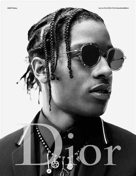 asap rocky poster dior|asap rocky guess denim.